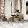 Set de sofás de jardín y cojines 8 piezas ratán sintético beige von , Gartensets - Ref: Foro24-3268068, Preis: 573,56 €, Raba...