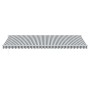 Toldo retráctil manual gris antracita y blanco 600x300 cm von , Markisen - Ref: Foro24-3216032, Preis: 577,94 €, Rabatt: %