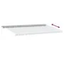 Toldo retráctil manual gris antracita y blanco 600x300 cm de , Toldos - Ref: Foro24-3216032, Precio: 525,84 €, Descuento: %
