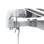 Toldo retráctil manual gris antracita y blanco 600x300 cm von , Markisen - Ref: Foro24-3216032, Preis: 577,94 €, Rabatt: %