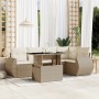 Juego de sofás jardín con cojines 6 pzas ratán sintético beige von , Gartensets - Ref: Foro24-3268518, Preis: 483,47 €, Rabat...