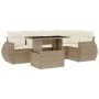 Juego de sofás jardín con cojines 6 pzas ratán sintético beige by , Garden sets - Ref: Foro24-3268518, Price: 531,63 €, Disco...