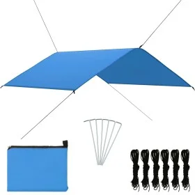 Blaue Gartenmarkise 4x4 m von vidaXL, Sonnenschirme - Ref: Foro24-93060, Preis: 40,00 €, Rabatt: %