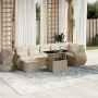 Set de sofás de jardín y cojines 8 piezas ratán sintético beige von , Gartensets - Ref: Foro24-3268688, Preis: 617,56 €, Raba...