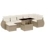 Set de sofás de jardín y cojines 8 piezas ratán sintético beige von , Gartensets - Ref: Foro24-3268688, Preis: 617,56 €, Raba...