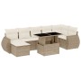 Set de sofás de jardín y cojines 8 piezas ratán sintético beige von , Gartensets - Ref: Foro24-3268688, Preis: 581,86 €, Raba...