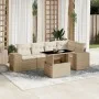 Juego de sofás jardín con cojines 6 pzas ratán sintético beige by , Garden sets - Ref: Foro24-3269148, Price: 492,47 €, Disco...