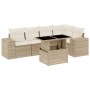 Juego de sofás jardín con cojines 6 pzas ratán sintético beige von , Gartensets - Ref: Foro24-3269148, Preis: 464,97 €, Rabat...