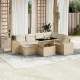 Set de sofás de jardín y cojines 8 piezas ratán sintético beige von , Gartensets - Ref: Foro24-3269328, Preis: 583,29 €, Raba...