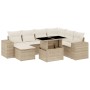 Set de sofás de jardín y cojines 8 piezas ratán sintético beige by , Garden sets - Ref: Foro24-3269328, Price: 561,28 €, Disc...