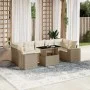Set de sofás de jardín y cojines 8 piezas ratán sintético beige von , Gartensets - Ref: Foro24-3269038, Preis: 634,23 €, Raba...