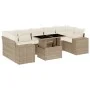Set de sofás de jardín y cojines 8 piezas ratán sintético beige von , Gartensets - Ref: Foro24-3269038, Preis: 634,23 €, Raba...
