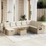 Set de sofás de jardín 9 pzas con cojines ratán sintético beige von , Gartensets - Ref: Foro24-3264985, Preis: 607,50 €, Raba...
