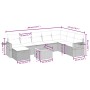 Set de sofás de jardín 9 pzas con cojines ratán sintético beige von , Gartensets - Ref: Foro24-3264985, Preis: 573,14 €, Raba...