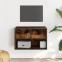 Mueble de TV madera y metal roble ahumado 60x31x39,5 cm von , TV-Möbel - Ref: Foro24-848911, Preis: 51,29 €, Rabatt: %