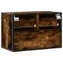 Mueble de TV madera y metal roble ahumado 60x31x39,5 cm von , TV-Möbel - Ref: Foro24-848911, Preis: 41,66 €, Rabatt: %