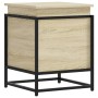 Caja de almacenaje con tapa madera roble Sonoma 40x40x51,5 cm von , Aufbewahrungskörbe - Ref: Foro24-848790, Preis: 46,39 €, ...