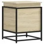 Caja de almacenaje con tapa madera roble Sonoma 40x40x51,5 cm by , Storage baskets - Ref: Foro24-848790, Price: 46,39 €, Disc...