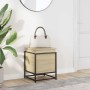 Caja de almacenaje con tapa madera roble Sonoma 40x40x51,5 cm von , Aufbewahrungskörbe - Ref: Foro24-848790, Preis: 46,39 €, ...