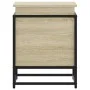Caja de almacenaje con tapa madera roble Sonoma 40x40x51,5 cm by , Storage baskets - Ref: Foro24-848790, Price: 46,39 €, Disc...
