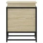 Caja de almacenaje con tapa madera roble Sonoma 40x40x51,5 cm by , Storage baskets - Ref: Foro24-848790, Price: 46,39 €, Disc...