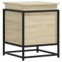 Caja de almacenaje con tapa madera roble Sonoma 40x40x51,5 cm von , Aufbewahrungskörbe - Ref: Foro24-848790, Preis: 46,39 €, ...