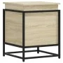 Caja de almacenaje con tapa madera roble Sonoma 40x40x51,5 cm by , Storage baskets - Ref: Foro24-848790, Price: 46,39 €, Disc...