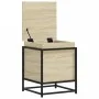 Caja de almacenaje con tapa madera roble Sonoma 40x40x51,5 cm by , Storage baskets - Ref: Foro24-848790, Price: 46,39 €, Disc...