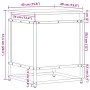 Caja de almacenaje con tapa madera gris Sonoma 40x40x51,5 cm by , Storage baskets - Ref: Foro24-848792, Price: 45,77 €, Disco...