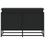 Caja almacenaje con tapa madera ingeniería negro 80x40x51,5 cm by , Storage baskets - Ref: Foro24-848799, Price: 72,88 €, Dis...