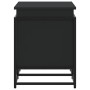 Caja almacenaje con tapa madera ingeniería negro 80x40x51,5 cm by , Storage baskets - Ref: Foro24-848799, Price: 72,88 €, Dis...