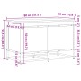 Caja almacenaje con tapa madera ingeniería negro 80x40x51,5 cm by , Storage baskets - Ref: Foro24-848799, Price: 72,88 €, Dis...