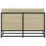 Caja de almacenaje con tapa madera roble Sonoma 80x40x51,5 cm by , Storage baskets - Ref: Foro24-848800, Price: 67,38 €, Disc...