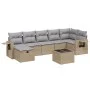 Juego de sofás jardín con cojines beige mezcla 8 pzas ratán PE von , Gartensets - Ref: Foro24-3263825, Preis: 495,16 €, Rabat...