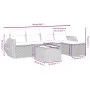 Juego de sofás jardín con cojines 6 pzas ratán sintético beige by , Garden sets - Ref: Foro24-3264094, Price: 445,04 €, Disco...