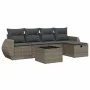 Set de muebles de jardín 6 pzas y cojines ratán sintético gris de , Conjuntos de jardín - Ref: Foro24-3264096, Precio: 369,76...