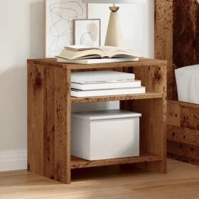 Mesitas de noche 2 uds madera ingeniería envejecida 40x30x40 cm by , Nightstands - Ref: Foro24-855763, Price: 40,49 €, Discou...