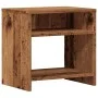 Mesitas de noche 2 uds madera ingeniería envejecida 40x30x40 cm de , Mesitas de noche - Ref: Foro24-855763, Precio: 41,61 €, ...