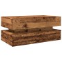 Mesa de centro con luces LED madera envejecida 90x50x40 cm by , Coffee table - Ref: Foro24-857718, Price: 108,10 €, Discount: %