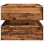 Mesa de centro con luces LED madera envejecida 90x50x40 cm by , Coffee table - Ref: Foro24-857718, Price: 108,10 €, Discount: %