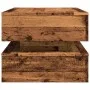 Mesa de centro con luces LED madera envejecida 90x50x40 cm by , Coffee table - Ref: Foro24-857718, Price: 105,39 €, Discount: %