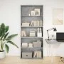Estantería madera ingeniería gris hormigón 80x30x189cm de , Librerías y estanterías - Ref: Foro24-3314672, Precio: 83,22 €, D...