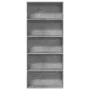 Estantería madera ingeniería gris hormigón 80x30x189cm de , Librerías y estanterías - Ref: Foro24-3314672, Precio: 83,22 €, D...
