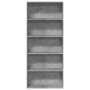 Estantería madera ingeniería gris hormigón 80x30x189cm by , Bookcases and shelves - Ref: Foro24-3314672, Price: 86,06 €, Disc...