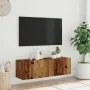 Mueble de TV de pared madera ingeniería envejecida 100x30x30 cm von , TV-Möbel - Ref: Foro24-856018, Preis: 57,20 €, Rabatt: %