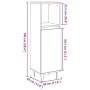 Engineered wood bathroom cabinet in artisan oak, 30x30x100 cm. by , Bathroom furniture - Ref: Foro24-857209, Price: 58,73 €, ...