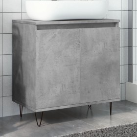 Armario de baño madera de ingeniería gris hormigón 58x33x60 cm von , Badezimmermöbel - Ref: Foro24-857216, Preis: 52,83 €, Ra...