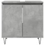 Armario de baño madera de ingeniería gris hormigón 58x33x60 cm von , Badezimmermöbel - Ref: Foro24-857216, Preis: 52,83 €, Ra...