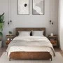 Mesitas de noche 2 uds madera ingeniería envejecida 34x36x50 cm by , Nightstands - Ref: Foro24-857263, Price: 76,36 €, Discou...