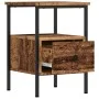 Mesitas de noche 2 uds madera ingeniería envejecida 34x36x50 cm by , Nightstands - Ref: Foro24-857263, Price: 76,36 €, Discou...